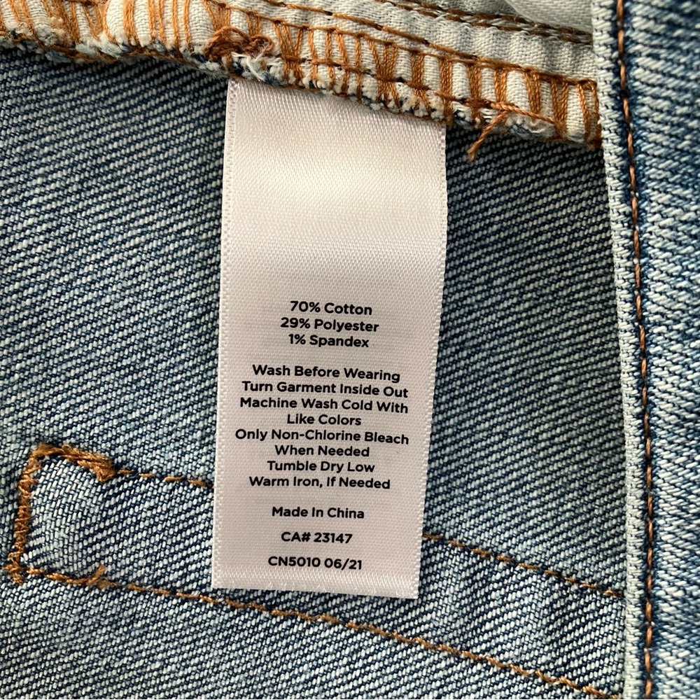 Talbots Modern Ankle Jean Medium Wash High Rise Size 12 - Picture 5 of 8